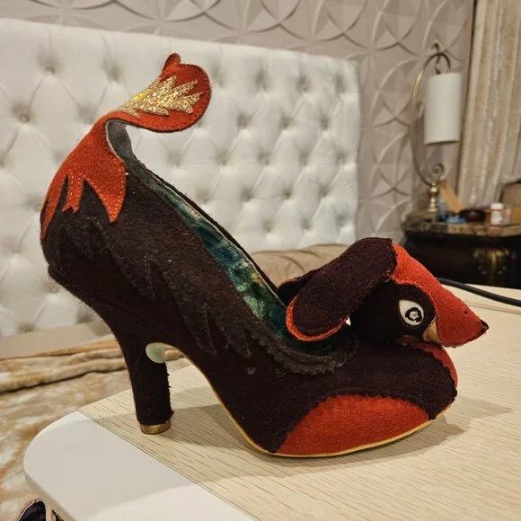 Irregular Choice 3D Puppy Pump - Picture 2 of 9